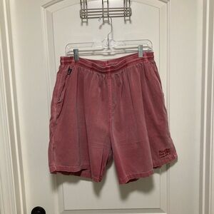 Crazy Shirt Paradise Red Dyed Shorts - XXL, Discontinued Color